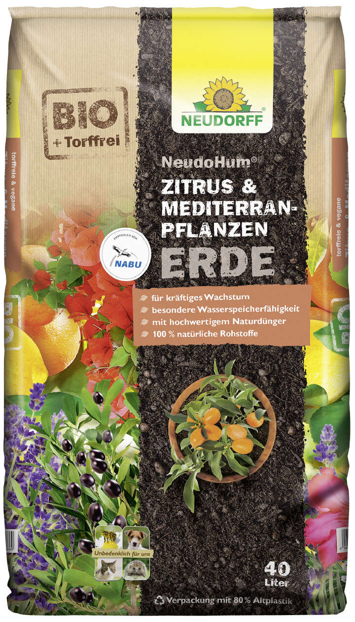 NEUDORFF NeudoHum Zitrus- und MediterranpflanzenErde torffrei
